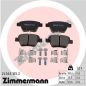 Preview: Zimmermann 24563.165.2 Brake pads, brake pad set, disc brake, rear