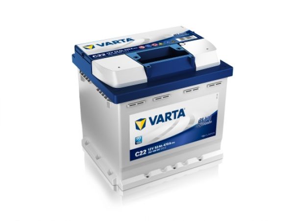 Varta Blue Dynamic C22 12V 52Ah 470A car battery 5524000473132